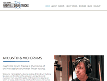 Tablet Screenshot of nashvilledrumtracks.com